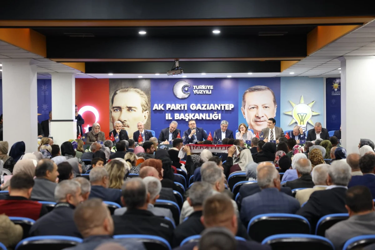 AK Parti Gaziantep Teşkilatı Ekim Ayı Toplantısında Buluştu