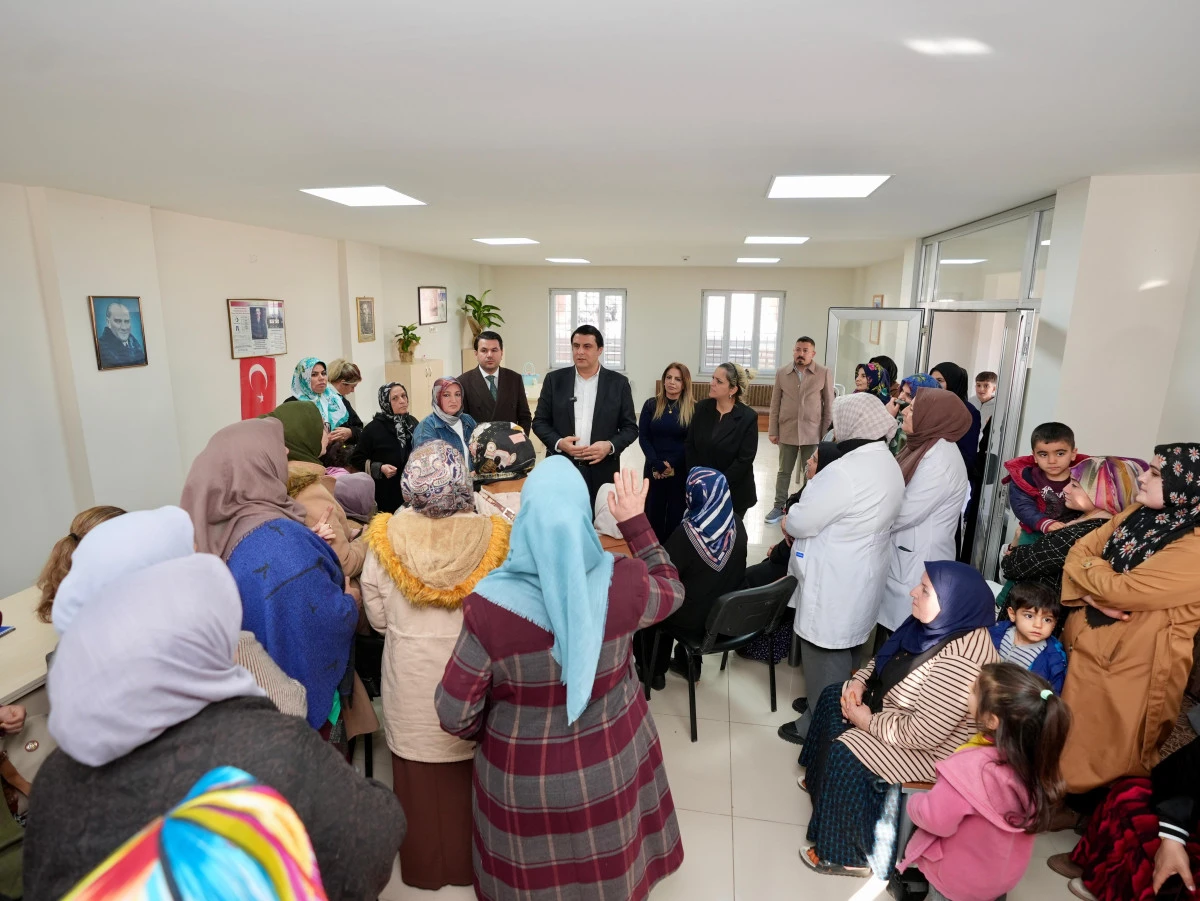 Başkan Umut Yılmaz&rsquo;dan Kadınlara Moral ve Destek Ziyareti
