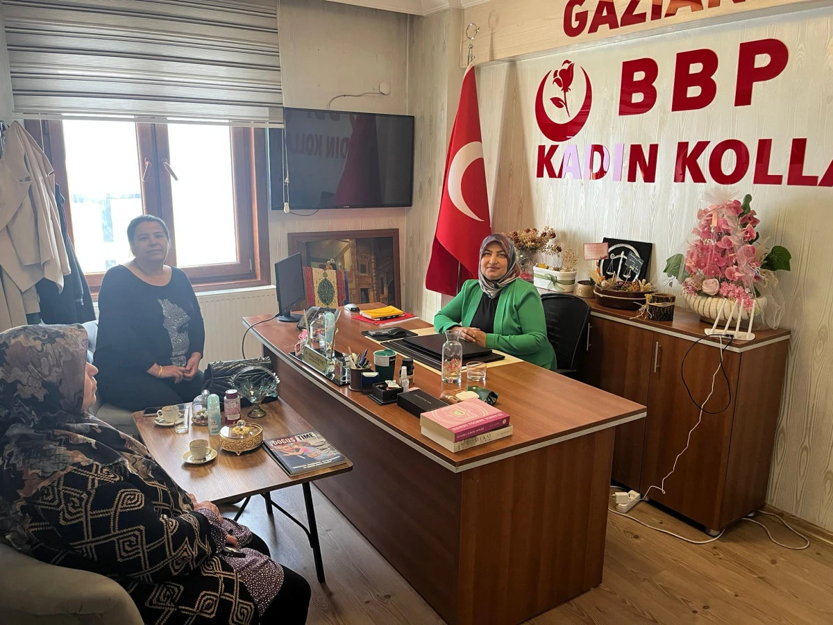 BBP Gaziantep İl Kadın Kolları’ndan Yeni Uygulama: Nöbet Sistemi Başlatıldı