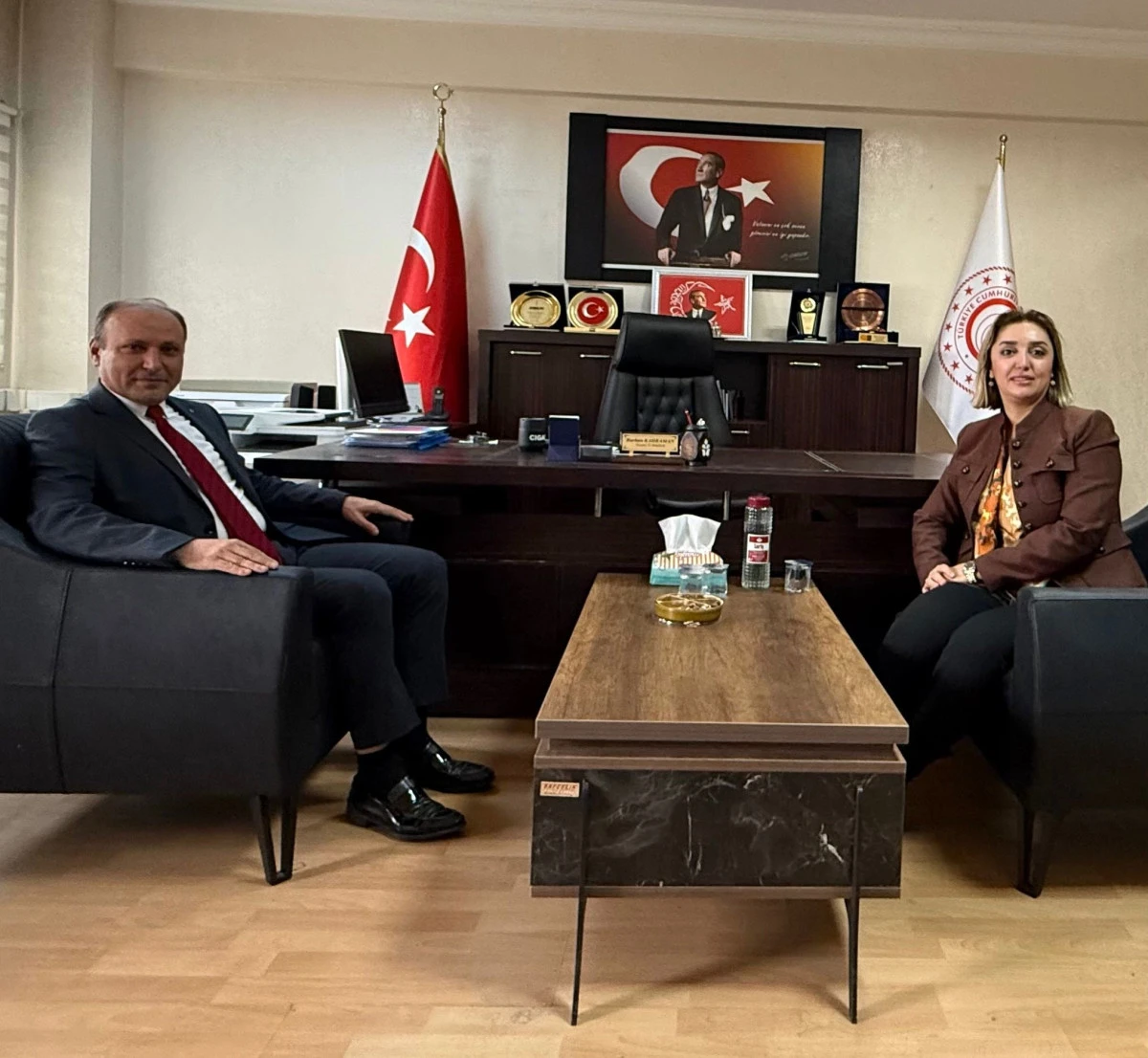 Emektar&rsquo;dan Ticaret İl M&uuml;d&uuml;r&uuml;&rsquo;ne Hayırlı Olsun Ziyareti