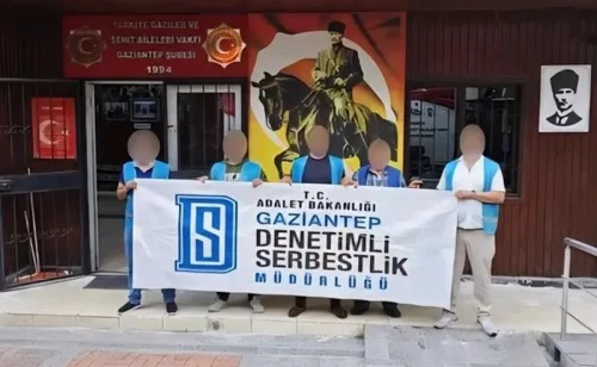Gaziantep Denetimli Serbestlik M&uuml;d&uuml;rl&uuml;ğ&uuml;&rsquo;nden &Ouml;rnek &Ccedil;alışma