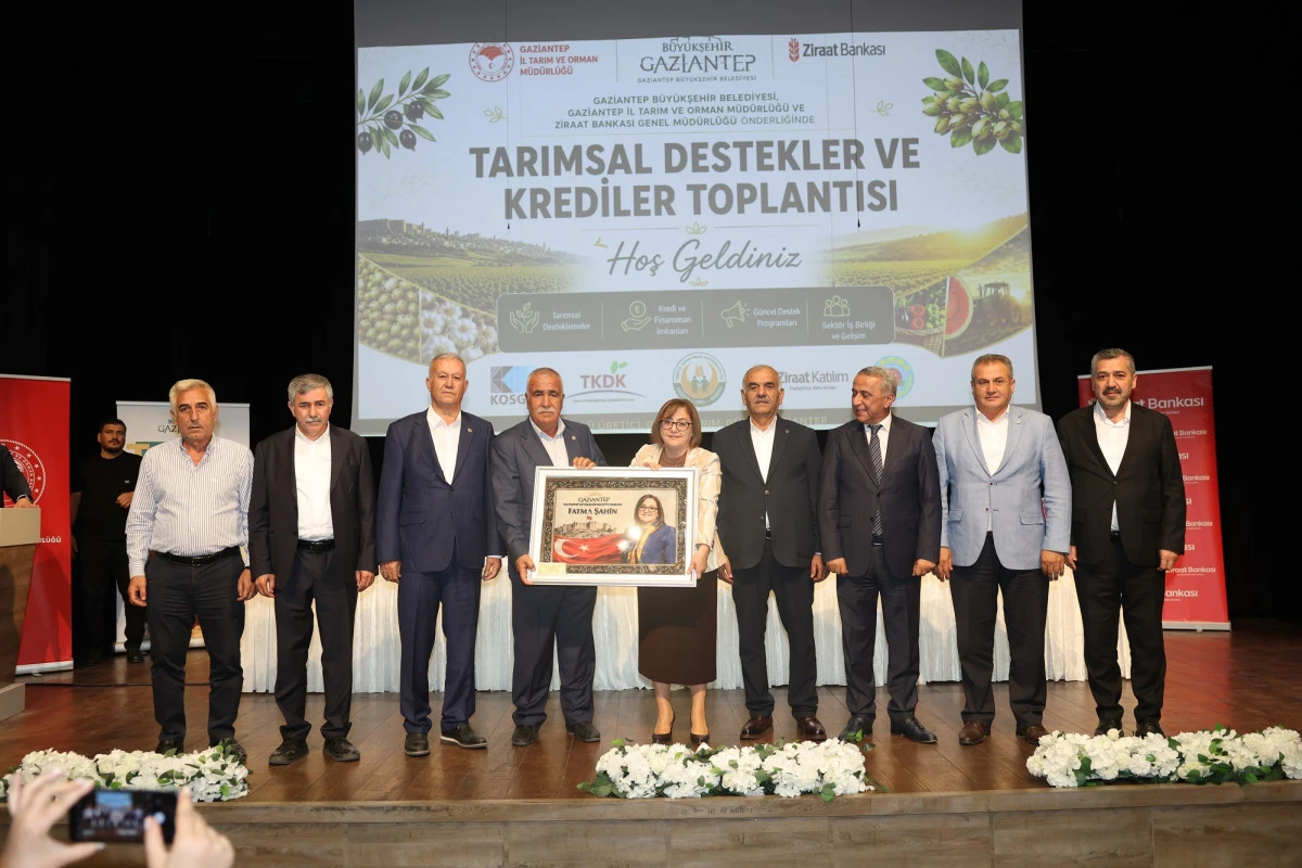 Gaziantep&rsquo;te tarımın geleceği i&ccedil;in destek ve kredi buluşması