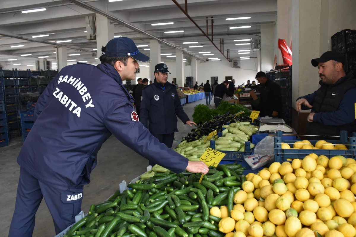 Şahinbey Belediyesi Zabıta Ekiplerinden Yoğun Denetim