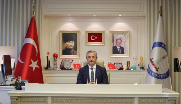 ŞAHİNBEY BELEDİYESİ'NDEN &rsquo;DE FİLİSTİN İ&Ccedil;İN DESTEK Y&Uuml;R&Uuml;Y&Uuml;Ş&Uuml;