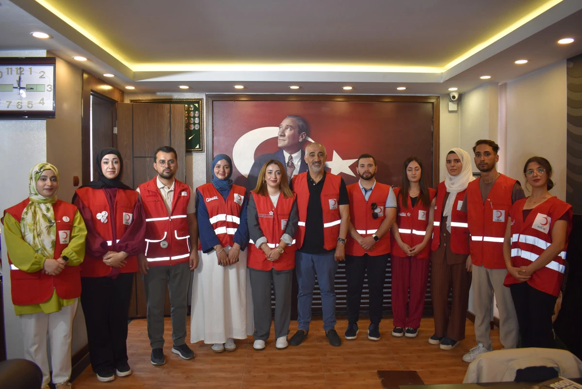 Şahinbey Genç Kızılay’dan Güneydoğu Gazeteciler Cemiyeti Başkanı Orhan Kızılaslan’a Anlamlı Ziyaret